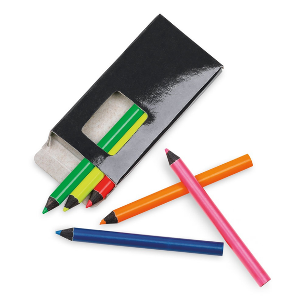Memling Set of 6 Colouring Pencils Black