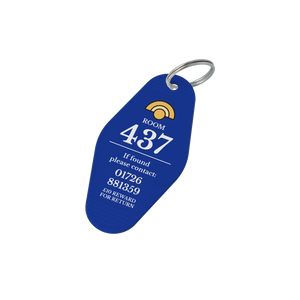 Recycled Retro Hotel Keyring