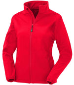 Result Genuine Recycled Ladies Printable Soft Shell Jacket Red