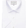 Branded Brook Taverner Milano S/S Slim Fit Non-Iron Shirt