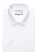 Branded Brook Taverner Milano S/S Slim Fit Non-Iron Shirt