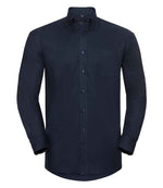 Russell Collection Long Sleeve Easy Care Oxford Shirt