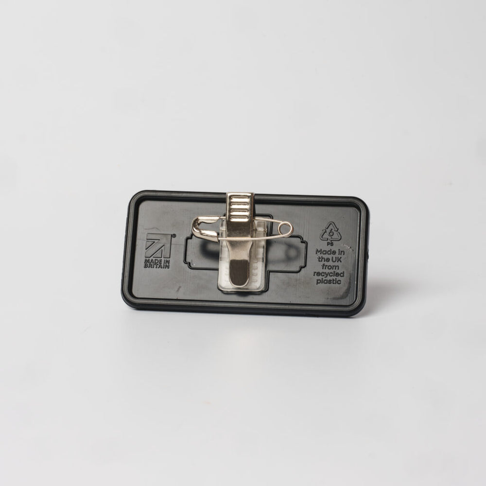 Chalkboard Name Badge - Right Window - Combo Clip