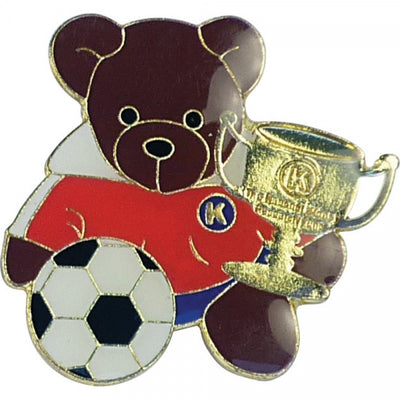 Branded Stamped Iron Hard Enamel Badge (15mm)