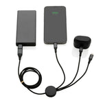 Branded Terra RCS recycled aluminium 120cm 6-in-1 cable