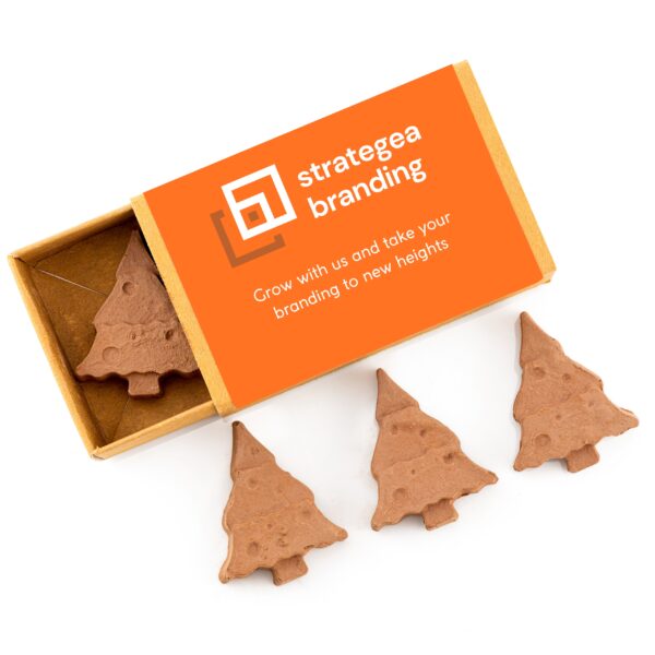 Matchbox of Tree Shaped Seed Bombs