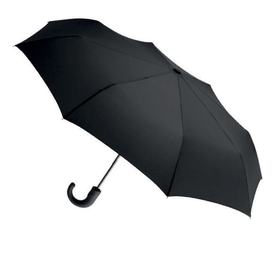 Urban Curve Automatic Mini Umbrella with Rubber Coated Crook Handle - 980mm