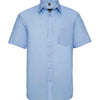 Branded Russell Collection Short Sleeve Ultimate Non-Iron Shirt
