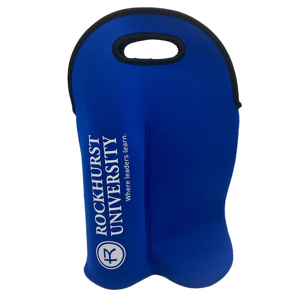 Branded Neoprene Double Wine Bottle Holder