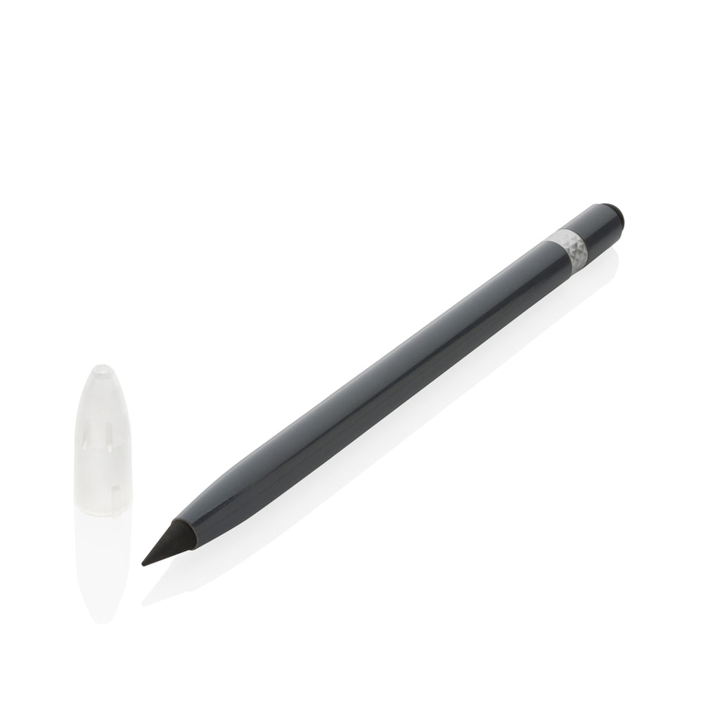 Branded Aluminum inkless pen with eraser
