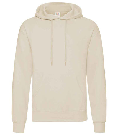 Fruit of the Loom Classic Hooded Sweatshirt Natural