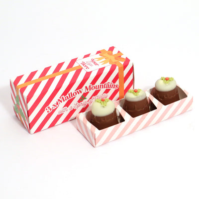 Winter Collection - Eco Sliding Box - Mallow Mountains with Holly - x3