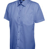 Uneek Mens Poplin Half Sleeve Shirt