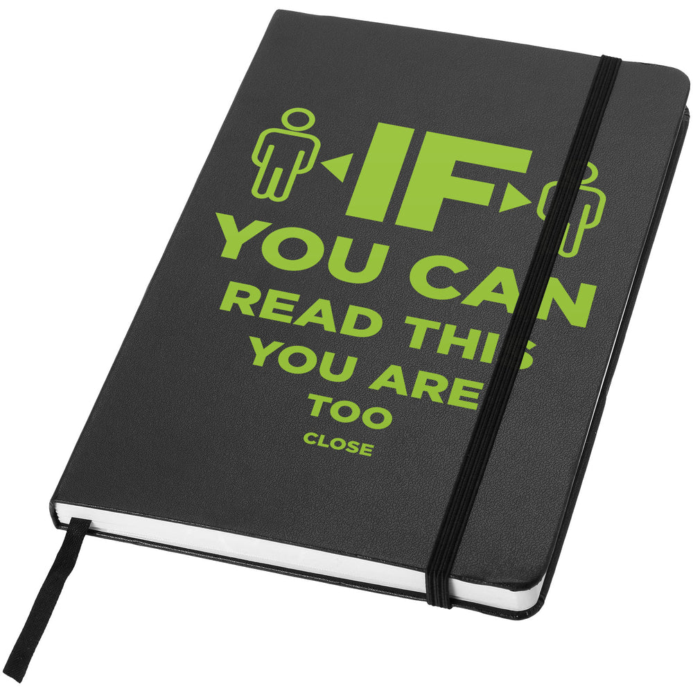 Branded Classic A5 hard cover notebook