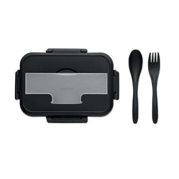 Branded Lunch box with cutlery in PP