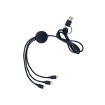 Branded RCS recycled TPE and recycled plastic 6-in-1 cable