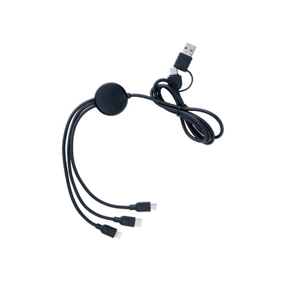 Branded RCS recycled TPE and recycled plastic 6-in-1 cable