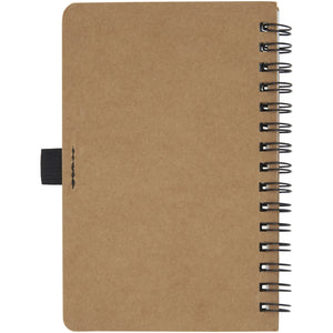 Cobble A6 wire-o recycled cardboard notebook with stone paper