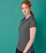 Henbury Ladies Coolplus® Wicking Piqué Polo Shirt