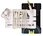 Plastic Earphone Winder Cards