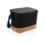Branded Two tone cooler bag with cork detail