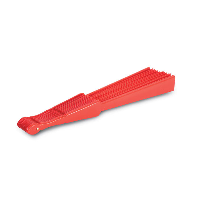 Branded Manual hand fan with plastic handle