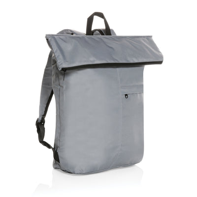 Dillon AWARE™ RPET lightweight foldable backpack Grey