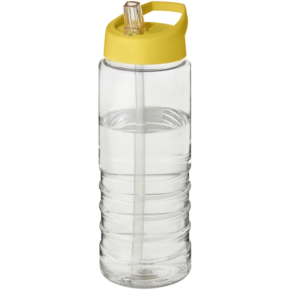 Branded H2O Active® Treble 750 ml spout lid sport bottle