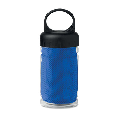 Branded Cooling towel in PET bottle