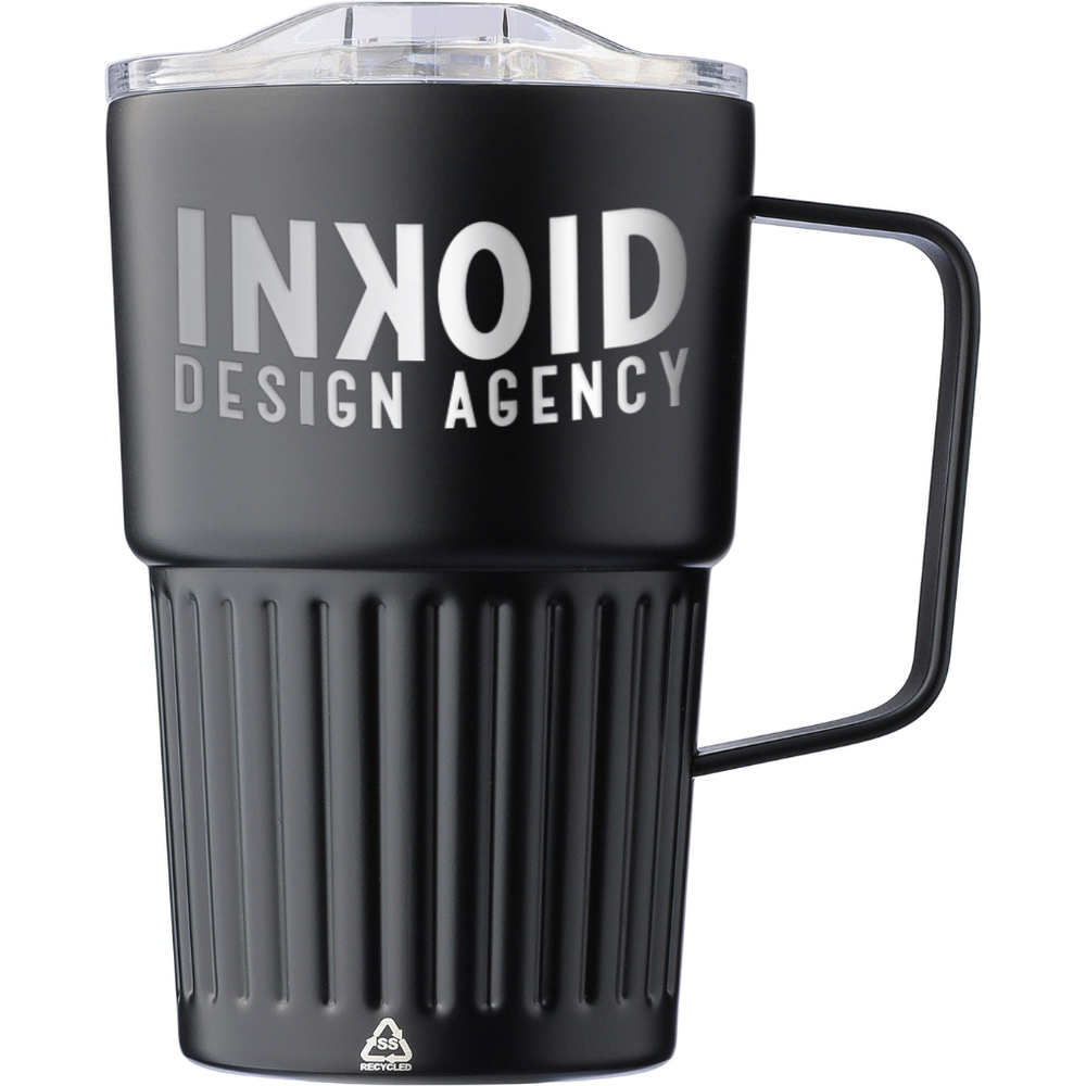 The Calo - Recycled stainless steel double walled travel mug (450ml)