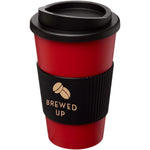 Branded Americano® 350 ml insulated tumbler with grip