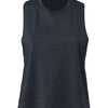 Bella Ladies Racer Back Cropped Tank Top