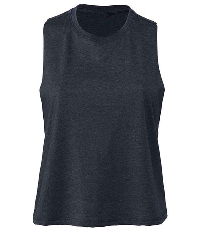 Branded Bella Ladies Racer Back Cropped Tank Top