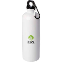 Oregon 750 ml RCS certified single wall stainless steel water bottle with carabiner