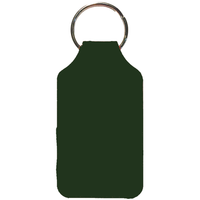 Recycled Imitation Leather Key Fob - Square Shape