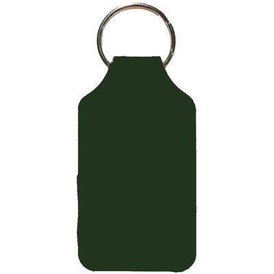 Recycled Imitation Leather Key Fob - Square Shape