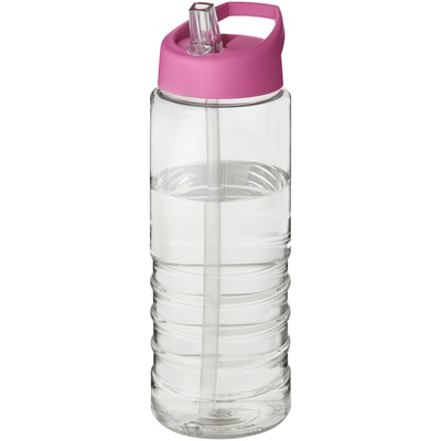 Branded H2O Active® Treble 750 ml spout lid sport bottle