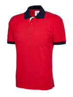 Branded Contrast Poloshirt