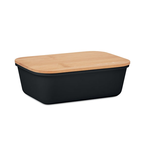 Branded Lunch box with bamboo lid