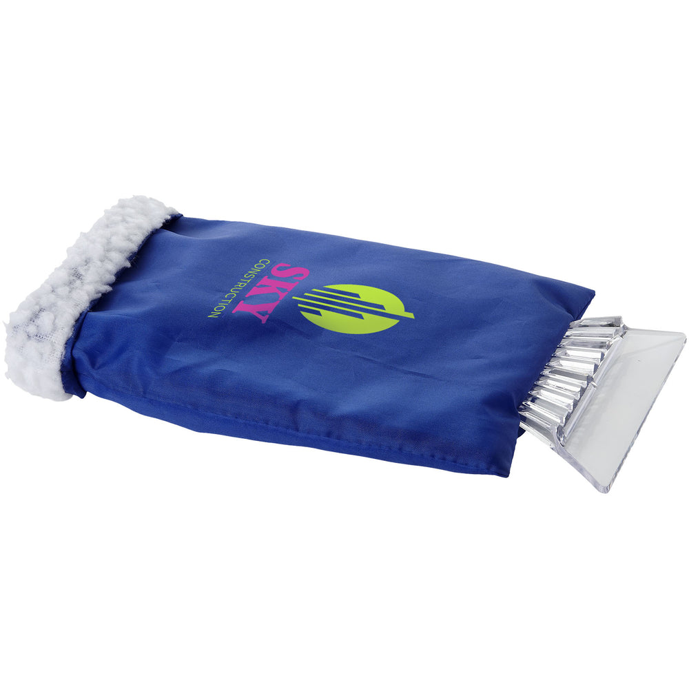 Branded Colt ice scraper with glove