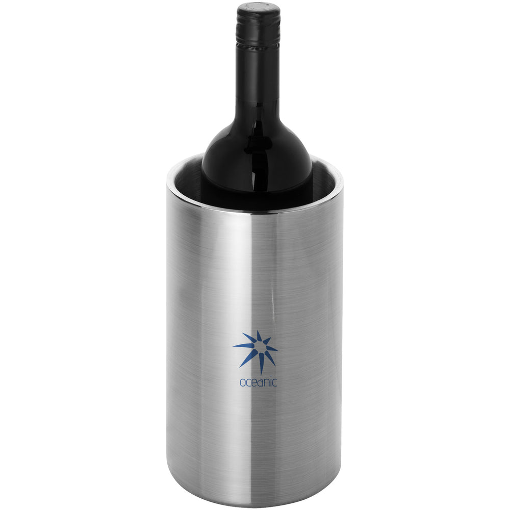 Branded Cielo double-walled stainless steel wine cooler