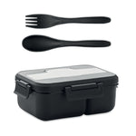 Branded Lunch box with cutlery in PP