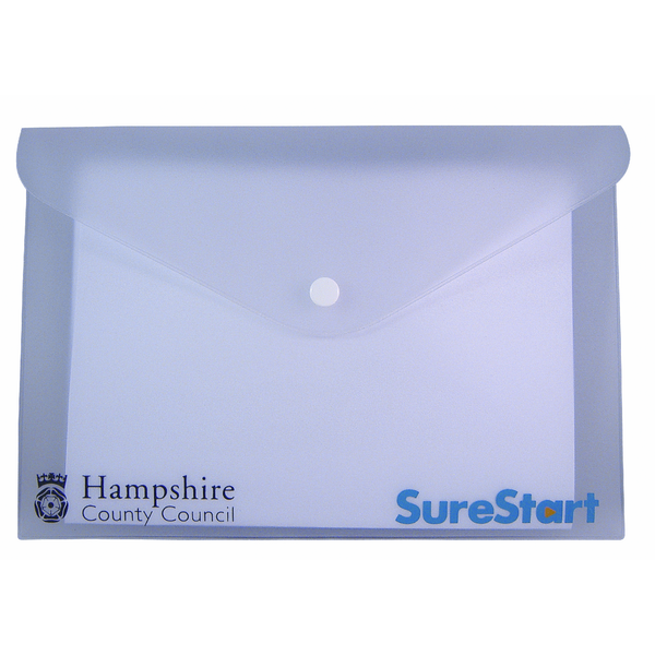 Branded PVC Document Wallets
