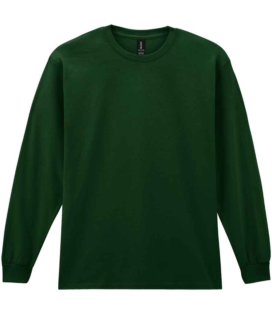 Gildan Ultra Cotton™ Long Sleeve T-Shirt Forest Green