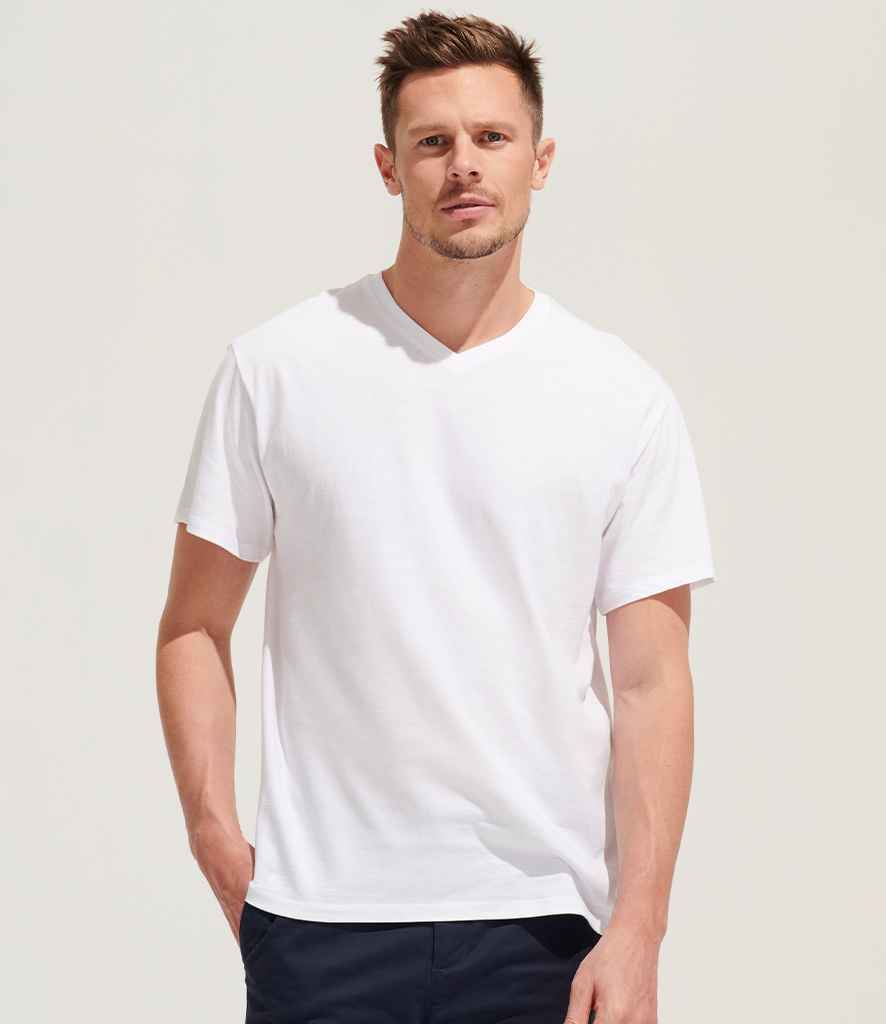 SOL'S Victory V Neck T-Shirt White