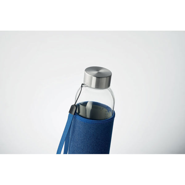 Branded Glass bottle in pouch 500 ml