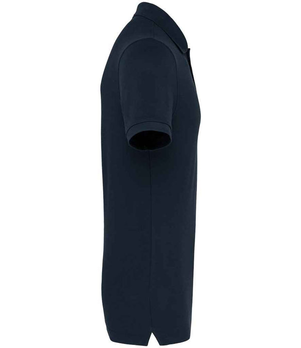 WK Designed to Work Anti-Bacterial Piqué Polo Shirt Navy