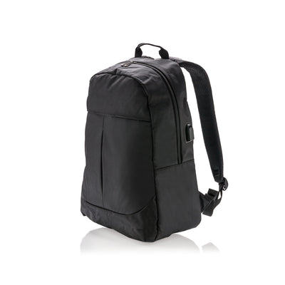 Branded Power USB laptop backpack