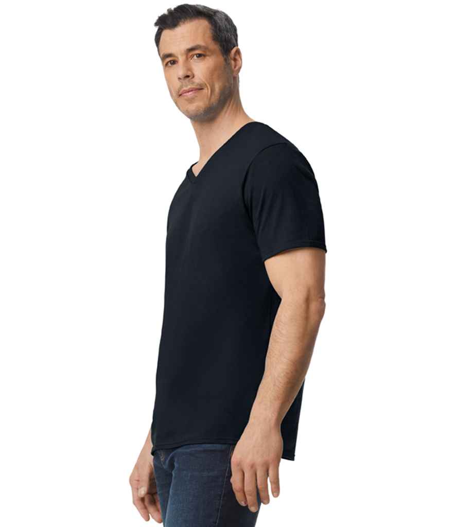 Branded Gildan SoftStyle® V Neck T-Shirt