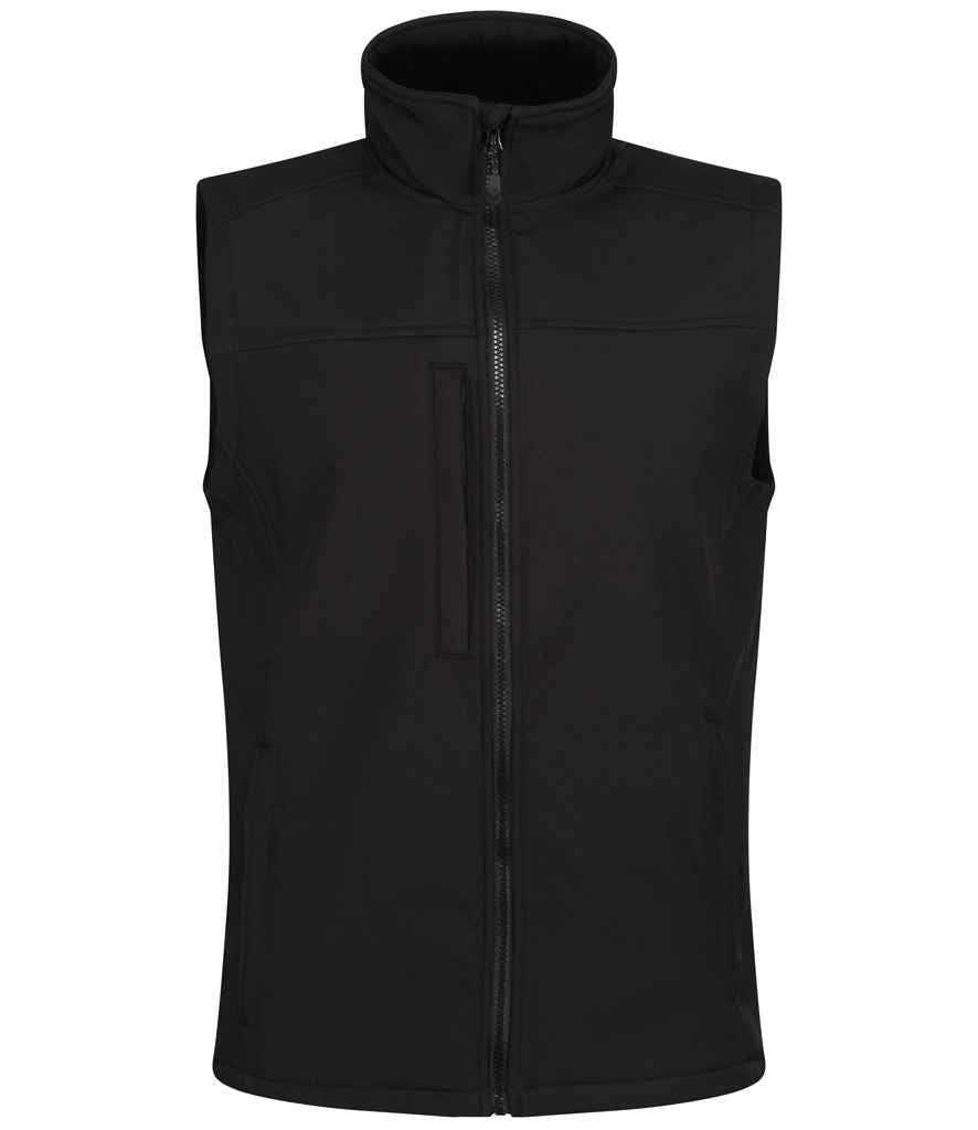 Regatta Flux Soft Shell Bodywarmer Black/Black